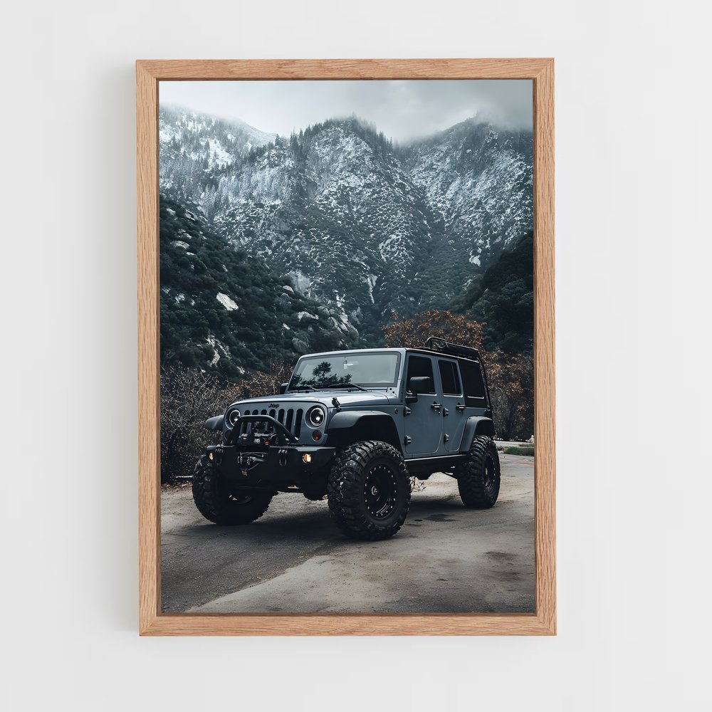 Poster Aventure Montana – affiche Jeep (vue 4)
